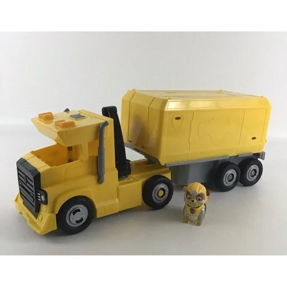 Paw Patrol Big Truck Pups Rubble Figure X-Treme Transforming Truck Lights Sounds - Picture 2 of 13